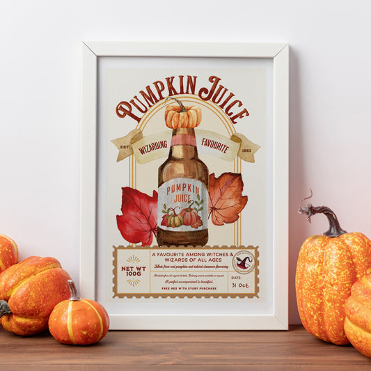 Pumpkin Juice Art Print